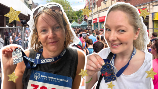 Louise and Sarah Take on the Sutton Fun Run!